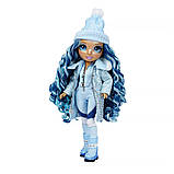Лялька RAINBOW HIGH серії Winter Break СКАЙЛЕР БРЕДШОУ / Rainbow High Winter Break Skyler Bradshaw – Blue Fashion Doll and Playset, фото 3