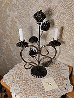 Підсвічник декоративний кований "Троянда"