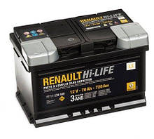 Акумулятор Renault Start-Stop EFB 12 В 70 Ah 720А (EN) R+ правий +