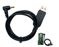 Зарядный кабель для рации от USB (UV-5R) 4.0x1.7мм 9В 1А