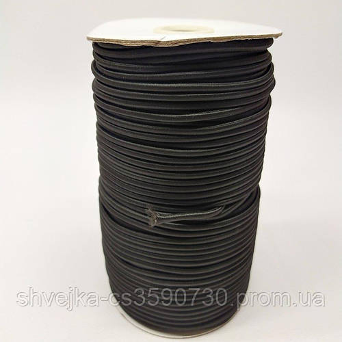 3 мм Резинка круглая (шляпная) черная 100 ярд. ШВ (ID#1724234601), цена ...