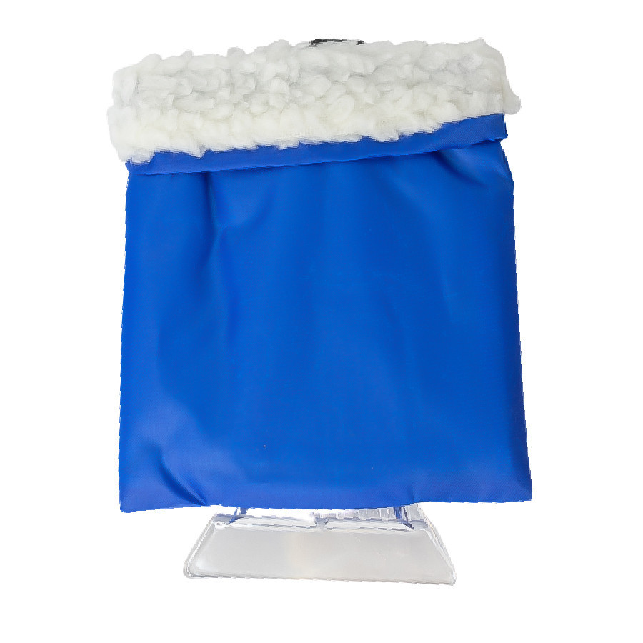 Скребок — рукавиця для видалення снігу та льоду синя, фото 1