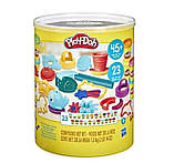 Пластилин мегасет Play-Doh XXL большой креативный набор для творчества банка плей к бочку Hasbro, фото 4