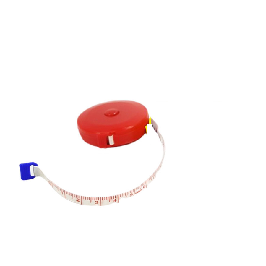 Рулетка сантиметр для швачки червона, фото 1