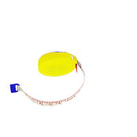 Рулетка-сантиметр для швеи желтая