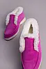 Жіночі зимові лофери ShoesBand Фуксія натуральні замшеві всередині овчина 37 (24 см) (S85091-4з), фото 8