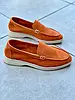 Жіночі демісезонні лофери ShoesBand Помаранчеві натуральні замшеві всередині шкірпідкладка 37 (24 см) (S39041), фото 8