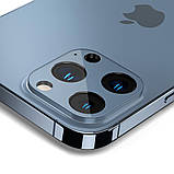 Захисне скло Spigen для камери iPhone 13 Pro/ 13 Pro Max — Optik (2 шт.), Sierra Blue (AGL04032), фото 6