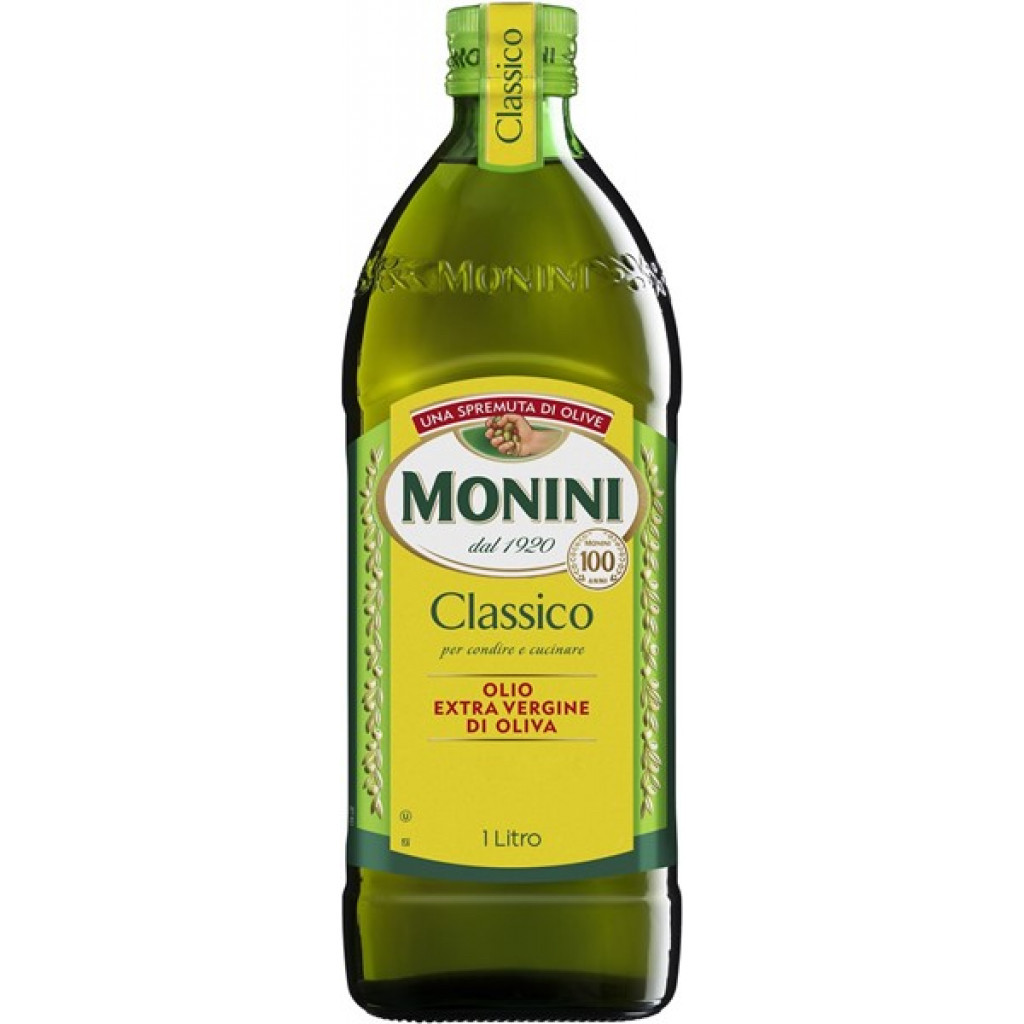 Оливкова олія Моніні Monini Classico Extra Vergine 1 л Перший Холодний віджим, олія для салатів
