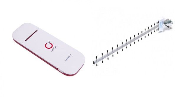 Модем 3G/4G Olax U90H-E з антенним роз'ємом + 3G/4G/LTE антена Rapira-1 (РАПИРА-1) 1700-2200 20dB