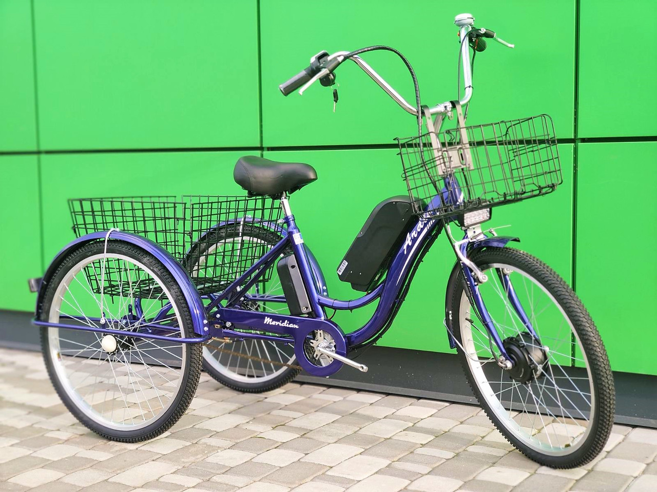 Купити Вантажний триколісний Електровелосипед Meridian Led фара 2500