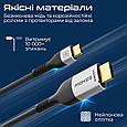 Кабель Promate MediaCord-8K USB-C to HDMI 1.8 м Grey (mediacord-8k.grey), фото 4