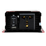 Автомобільний перетворювач UKC 12V 220V 2000W інвертор LCD екран, фото 3