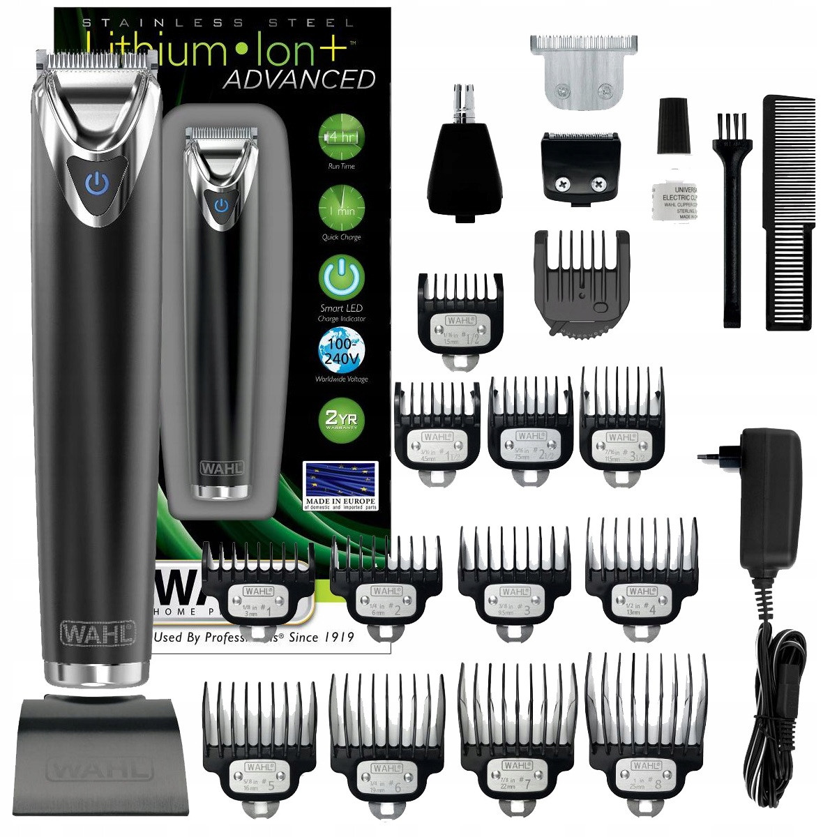 Триммер для тела и бороды Wahl Stainless Steel Advanced 09864-016 ...