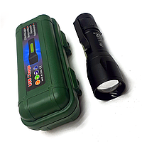 LED фонарь ручной COP Micro USB карманный 2 в 1 XPE+COB.light RI-513-T6 880000W