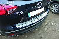 Накладка на задній бампер Mazda CX-5 2013-2017 нержавійка