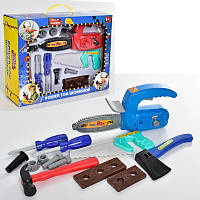 Набір іграшкових інструментів, шурупокрут, молоток, ключі, коробка 29,5-25-6 см