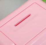 Скарбничка сейф з кодовим замком дитяча ADORABLE (рожева), фото 5