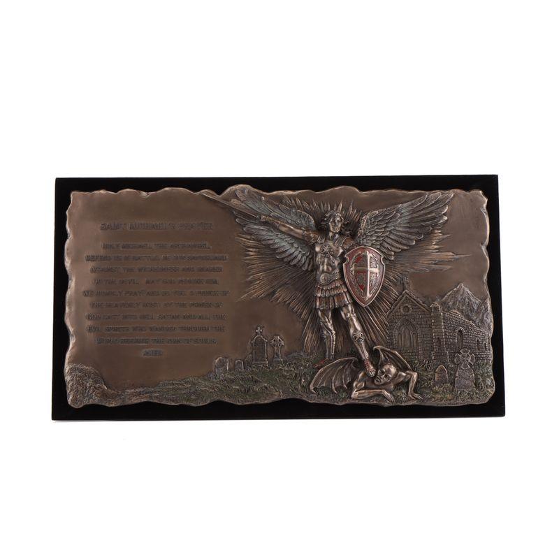 Картина настільна Архангел Михайл Veronese з бронзовим напиленням 42x3x23 см. 0301399