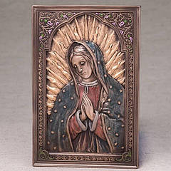 Подарункова картина Діва Марія Veronese з бронзовим напиленням 15 x23 см. 0301400