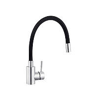 Кухонний кран KRP Edelstahl Klassisch-ESG035BLK з гнучким виливом