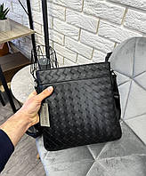 Сумка чоловіча через плече Bottega Veneta H2786 чорна