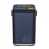 Power Bank O2 Project YT-2030 V1.1 на 60000 mAh QC 30W, USBx4 Type-A/micro-USB/USB Type-C, ліхтарик