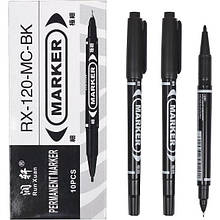 Маркер RX-120 2-стор. чорний