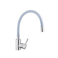 Кухонний кран Kroner KRP Edelstahl Klassisch-ESG035GRA з гнучким виливом
