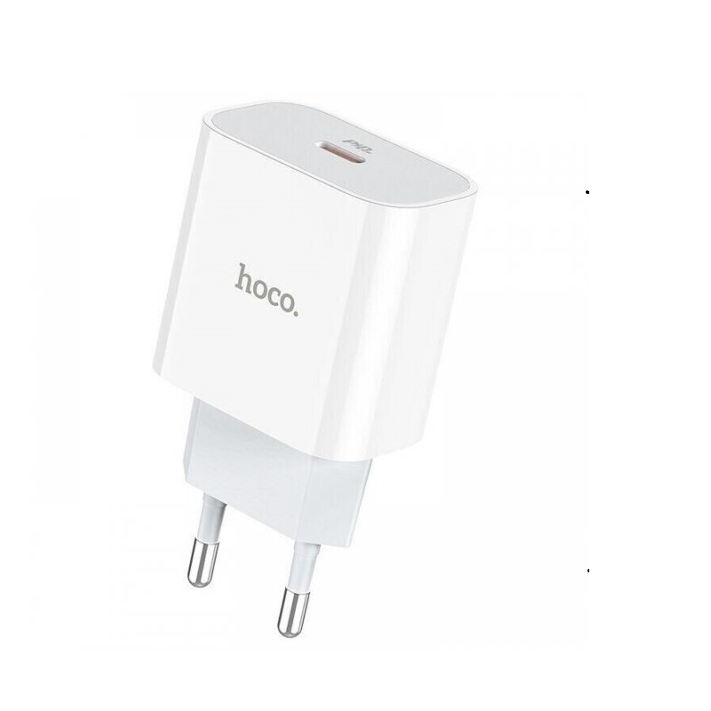 Мережевий зарядний пристрій Hoco C76A Plus Speed source PD20W EU White