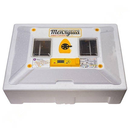 Інкубатор з механічним переворотом Інверторний Теплуша 100 ІБ 220/50 ТМВ, фото 1