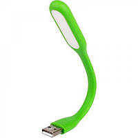 USB LED лампа гнучка Green