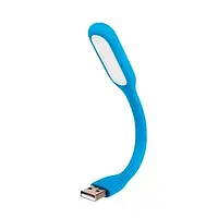 USB LED лампа гнучка Blue