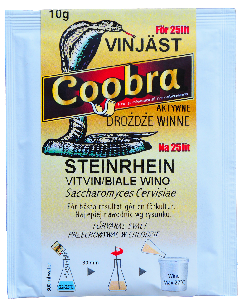 Дріжджі винні Coobra steinrhein, фото 1