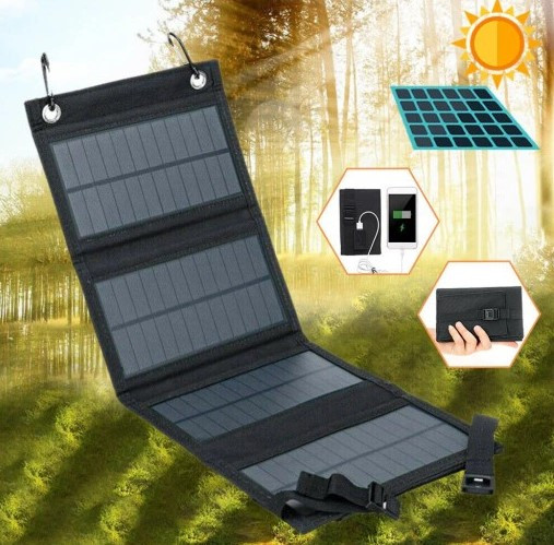 Солнечная панель для зарядки Солнечная зарядка Зарядка от солнца 20Вт Солнечная батарея - фото 3 - id-p1724376651