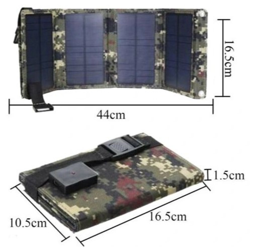 Солнечная панель для зарядки Солнечная зарядка Зарядка от солнца 20Вт Солнечная батарея - фото 8 - id-p1724376651