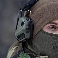 Активные тактические наушники The Earmor Hearing Protection M32 MOD3 Оливковый