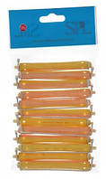 Бигуди для холодной завивки длинные двухцветные 8 мм SPL 905112, 12 шт