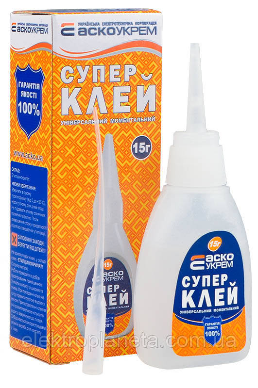 Супер Клей пляшечка 1шт - 15г A.HC-1-15