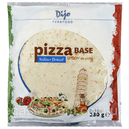 Основа для піци Діджо Dijo italian (2*115g) 230g 30шт/ящ (Код: 00-00013215)