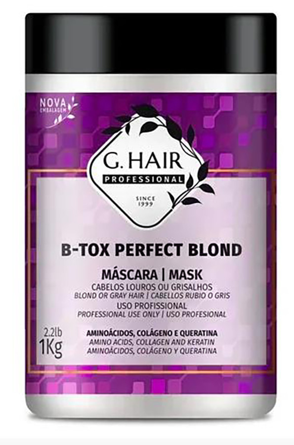 Ботокс з пігментом для блондинок Іноар G.hair B-tox Perfect Blond 1000 мл