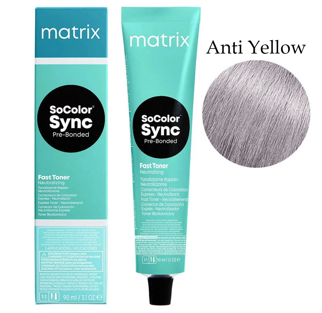 Тонер безаміачний Matrix Socolor Beauty для волосся для нейтралізаціі жовтого 90 мл