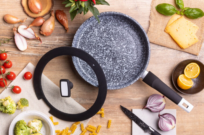 Сковорода глибока 24 см/3 л гранітне антипригарне покриття, Сковорода з литого алюмінію Edenberg EB-3323, фото 1