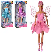 Кукла Defa 8324 фея, детская кукла в платье с крыльями 29 см, красивая кукла из сказки