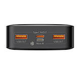 Зовнішній акумулятор Power bank Baseus Bipow 20000mAh 20W, фото 5
