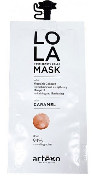 Тонуюча маска Artego Lola Your Beauty Color Mask Caramel, 20 мл