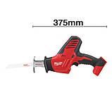 Акумуляторна шабельна пилка 3000 дв/хв (без акумуляторів) HACKZALL M18 C18 HZ-0 Milwaukee 4933416785, фото 2