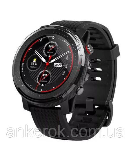 Смарт-годинник Amazfit Stratos 3 Black (A1929)