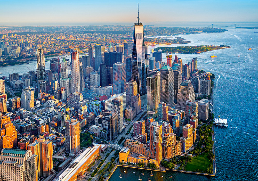 Пазли Castorland 500 елементів "Захід сонця над Манхеттеном" (B-53674), фото 1