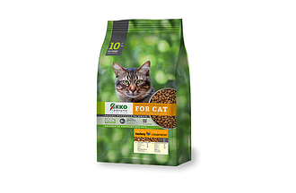 Екко-Гранула сухий корм для котів з індичкою 10 кг